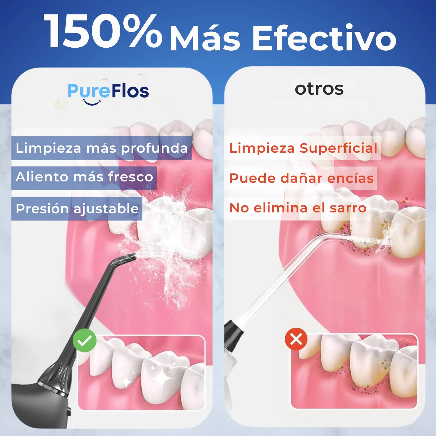 PureFlos™ Limpieza Bucal Profesional