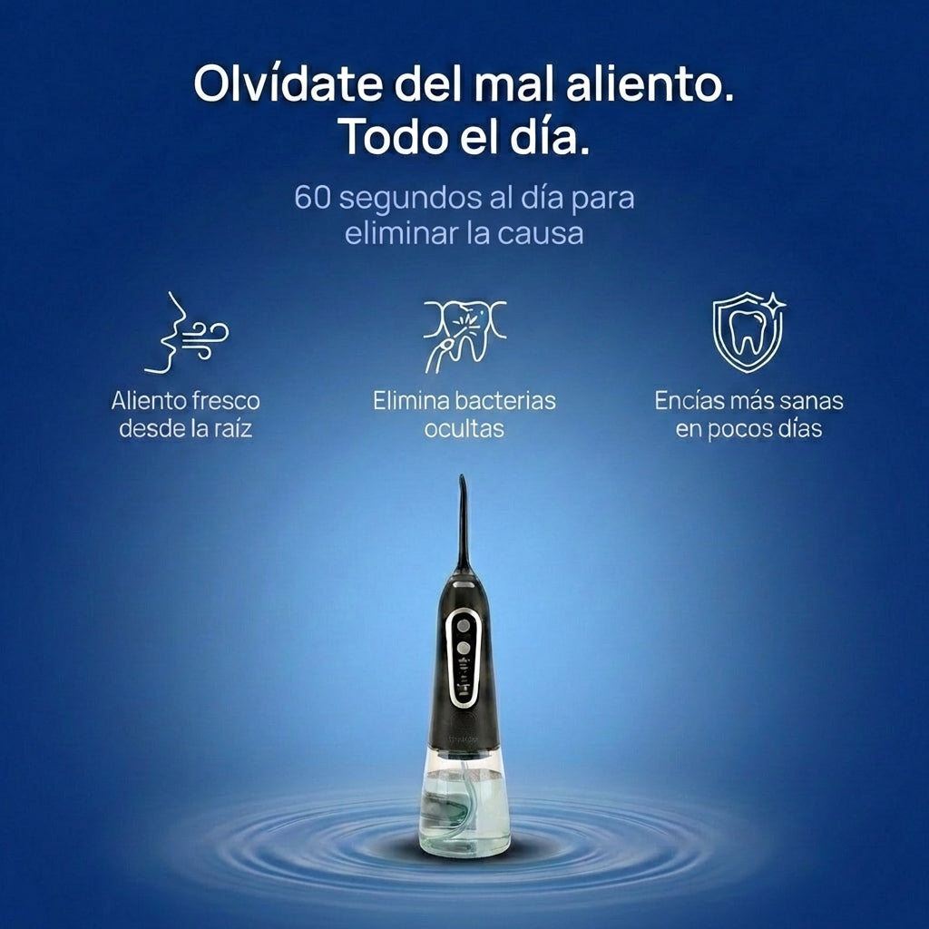 Sin mal aliento. En 60 segundos.