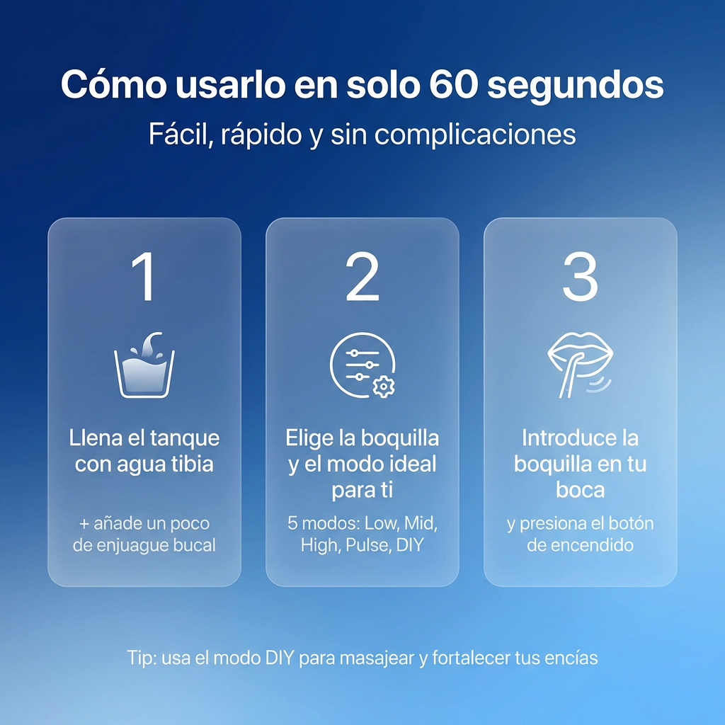 Sin mal aliento. En 60 segundos.