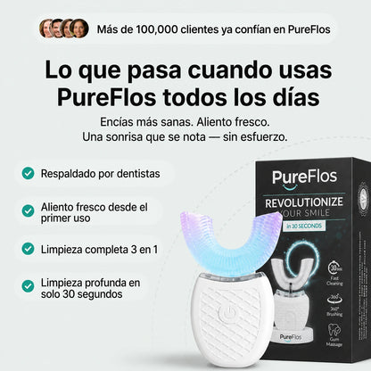 Cepillo 360° PureFlos™ con Luz LED