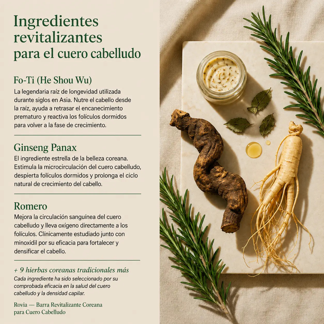 Barra de Revitalización Capilar Coreana
