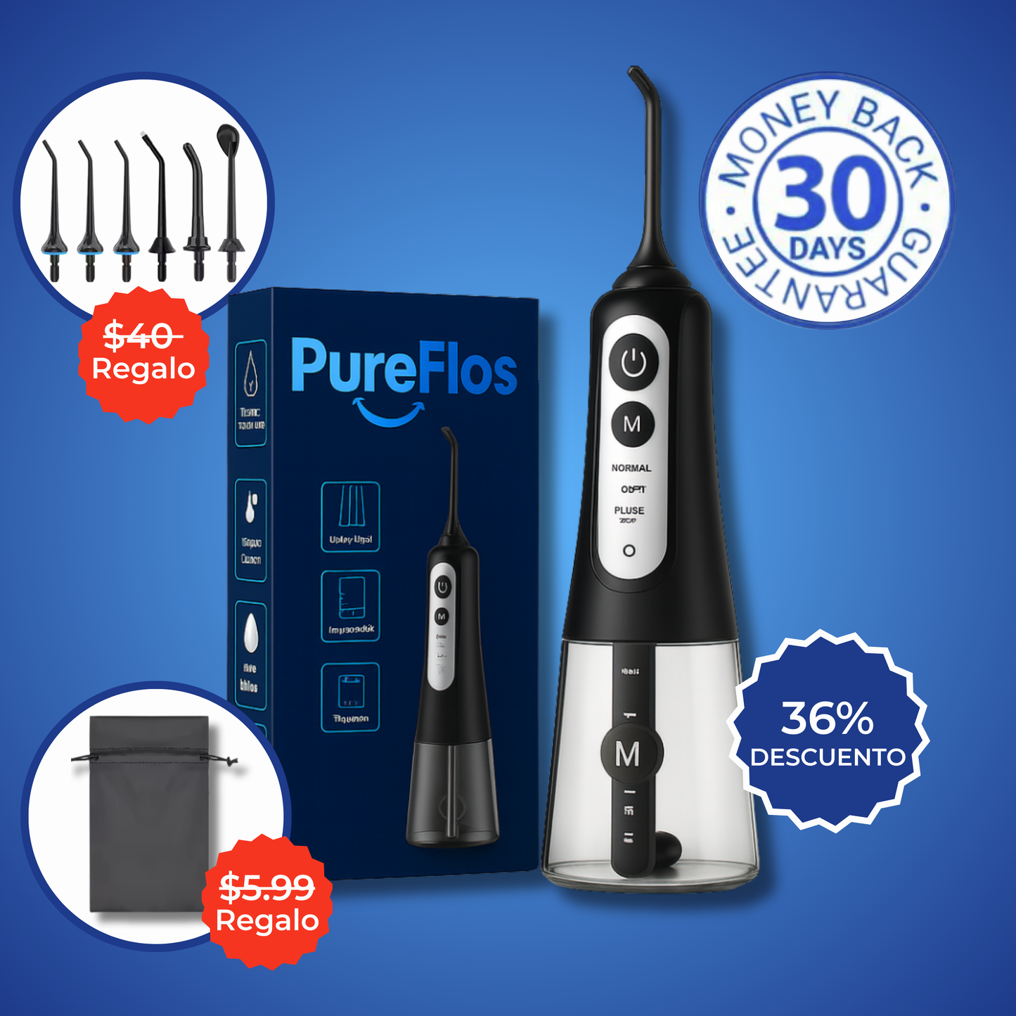 PureFlos™ Limpieza Bucal Profesional