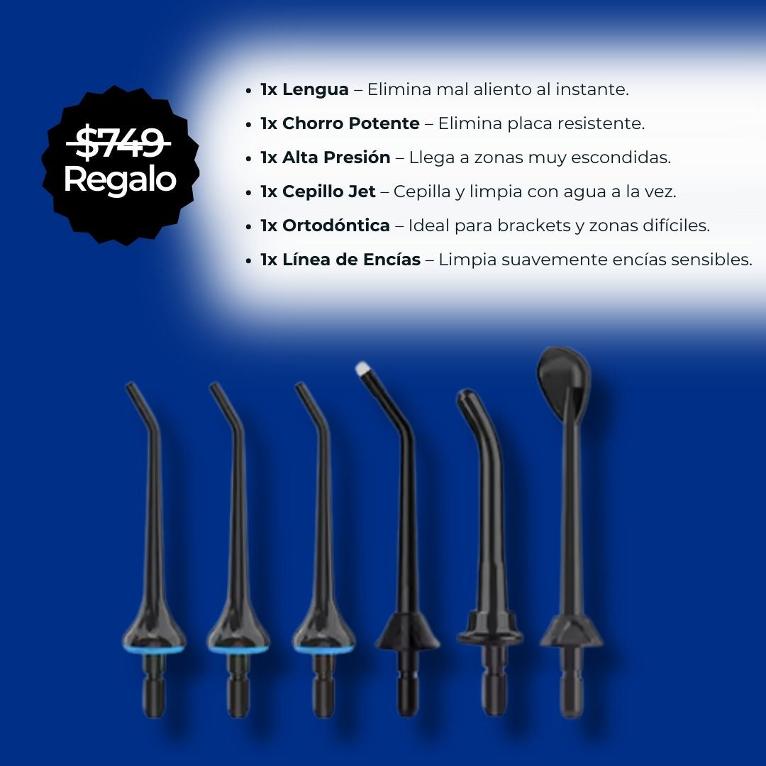 Encías más sanas. Aliento fresco. Limpieza profunda en segundos.
