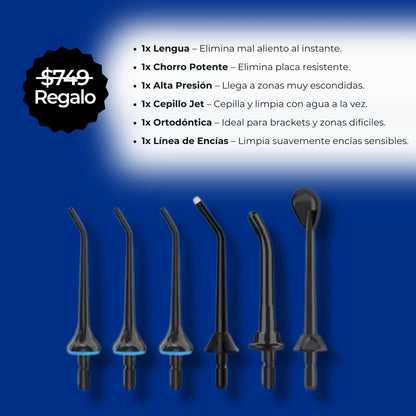 Encías más sanas. Aliento fresco. Limpieza profunda en segundos.