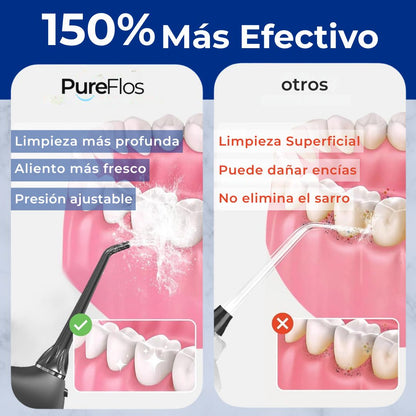 Encías más sanas. Aliento fresco. Limpieza profunda en segundos.