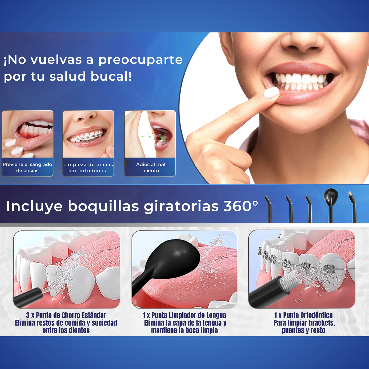 PureFlos™ Limpieza Bucal Profesional